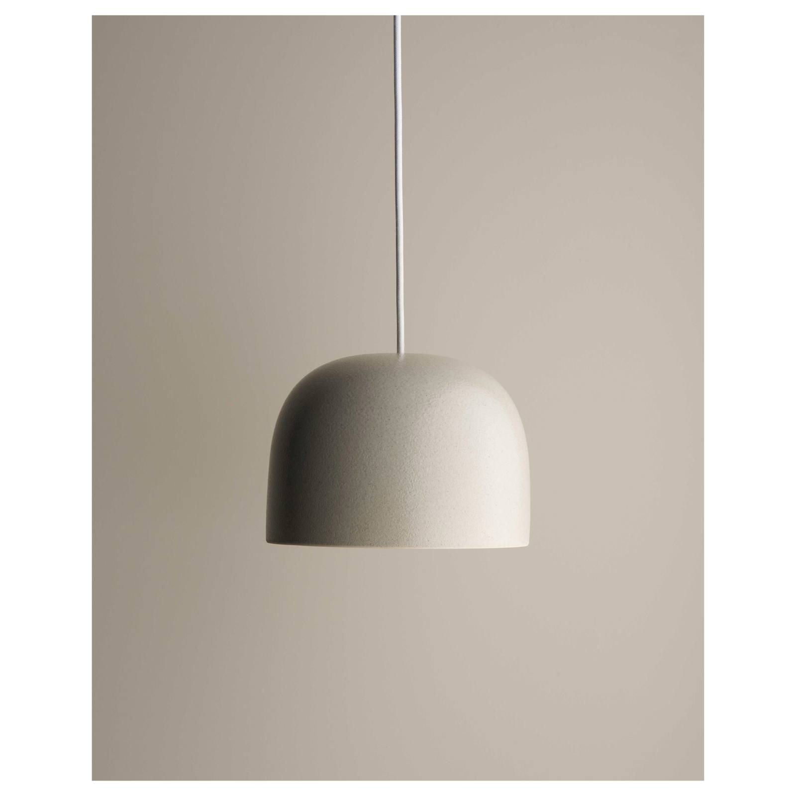 Small Cast Bell Pendant, Shale