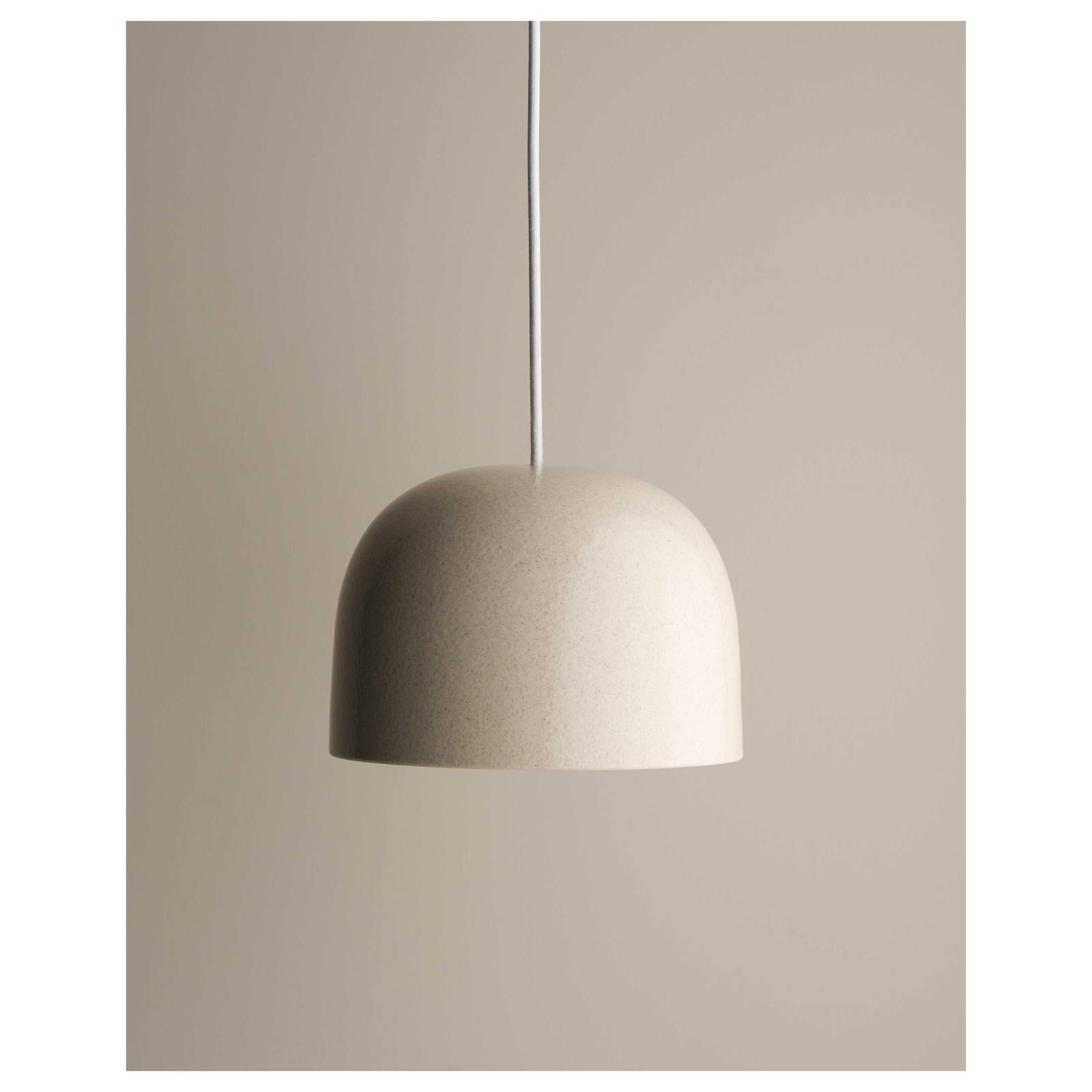 Large Cast Bell Pendant, Poppyseed