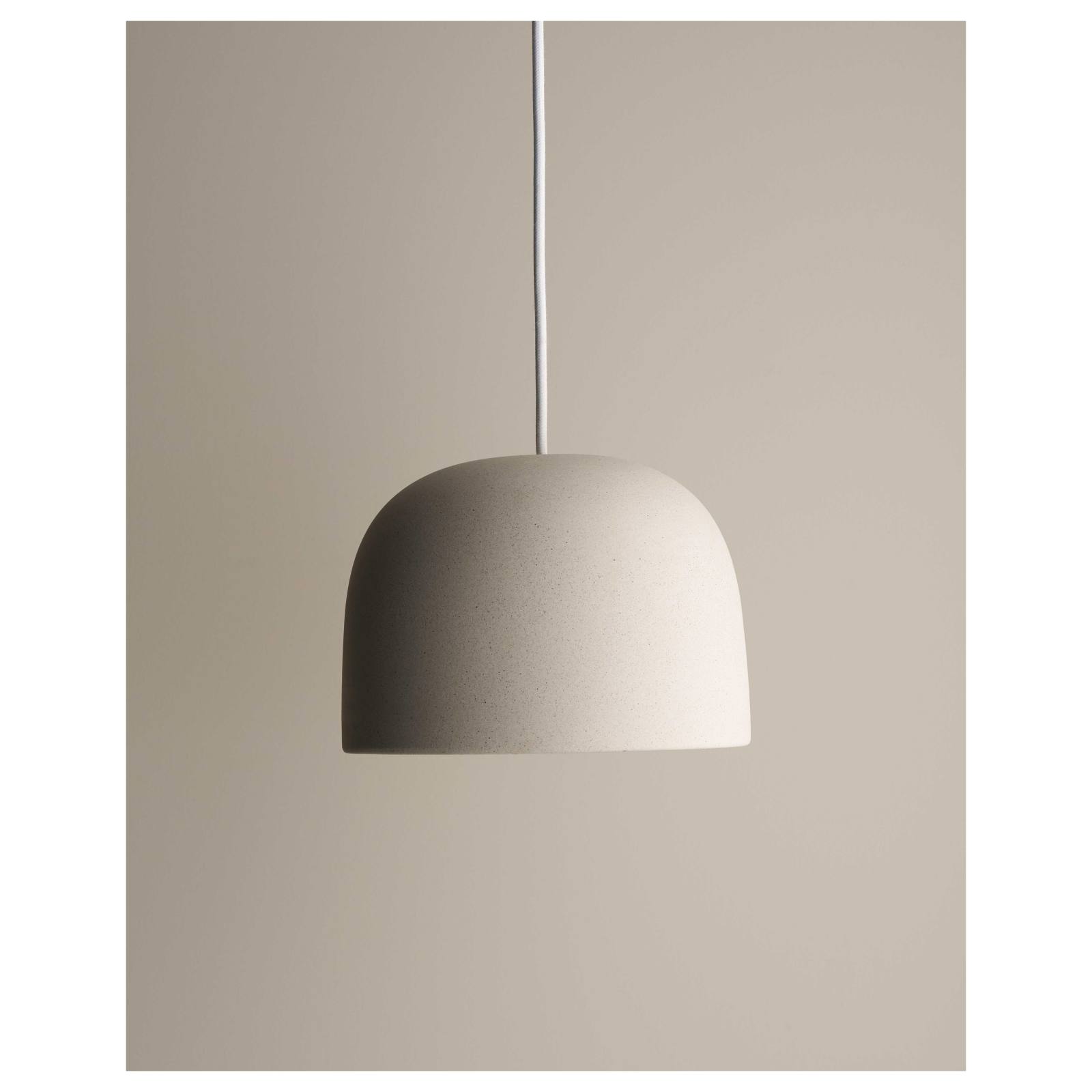 Large Cast Bell Pendant, Stone