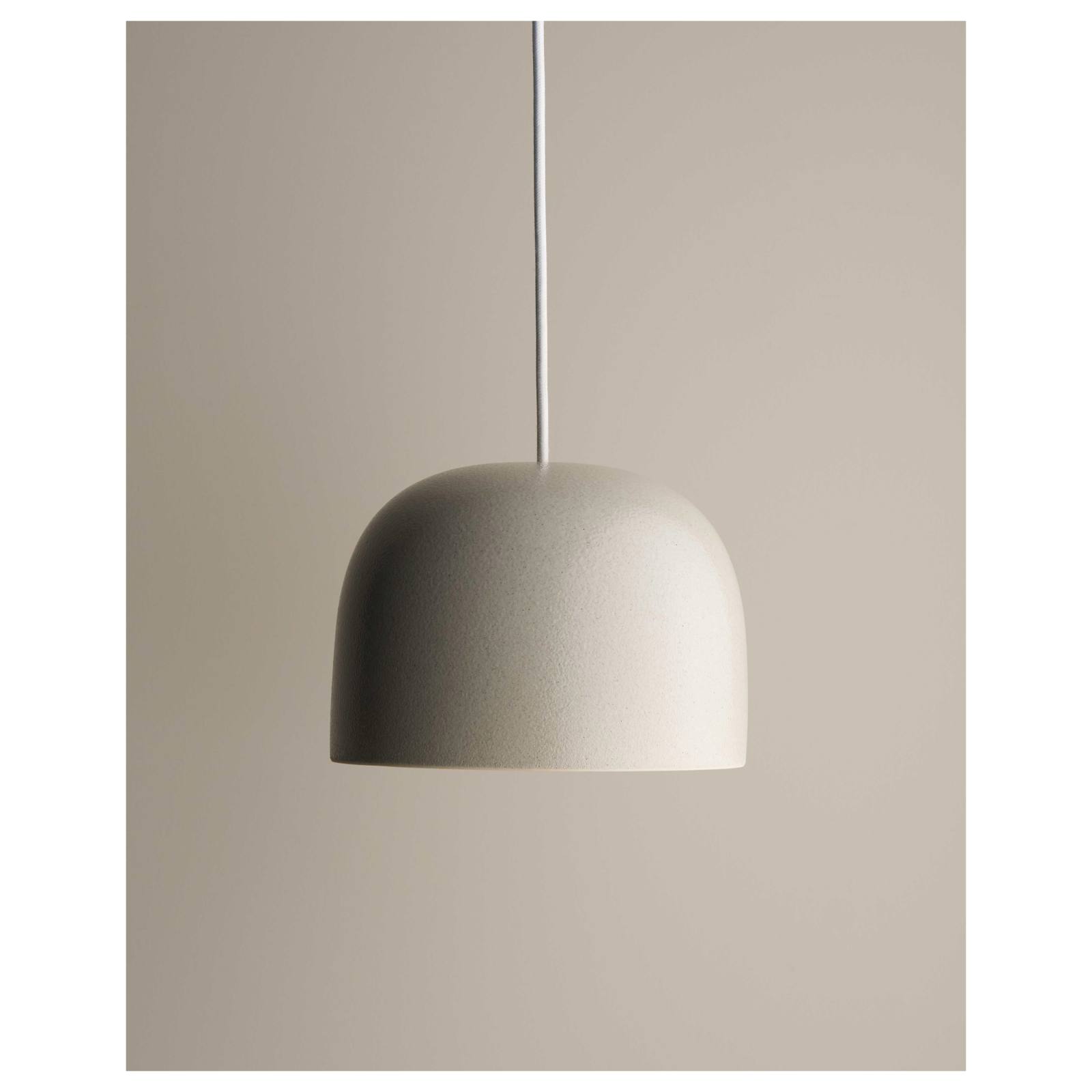 Large Cast Bell Pendant, Shale