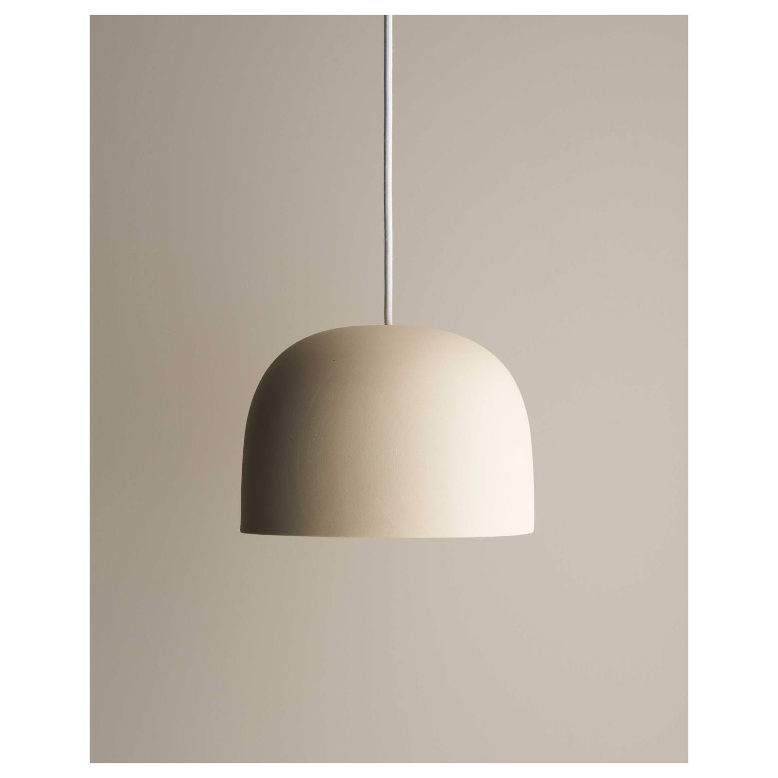 Large Cast Bell Pendant, Bone