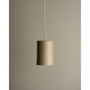 Small Cast Cylinder Pendant, Sand
