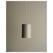 Small Cast Cylinder Pendant, Shale