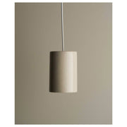 Large Cast Cylinder Pendant, Poppyseed