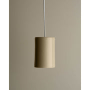 Large Cast Cylinder Pendant, Sand