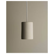 Large Cast Cylinder Pendant, Stone