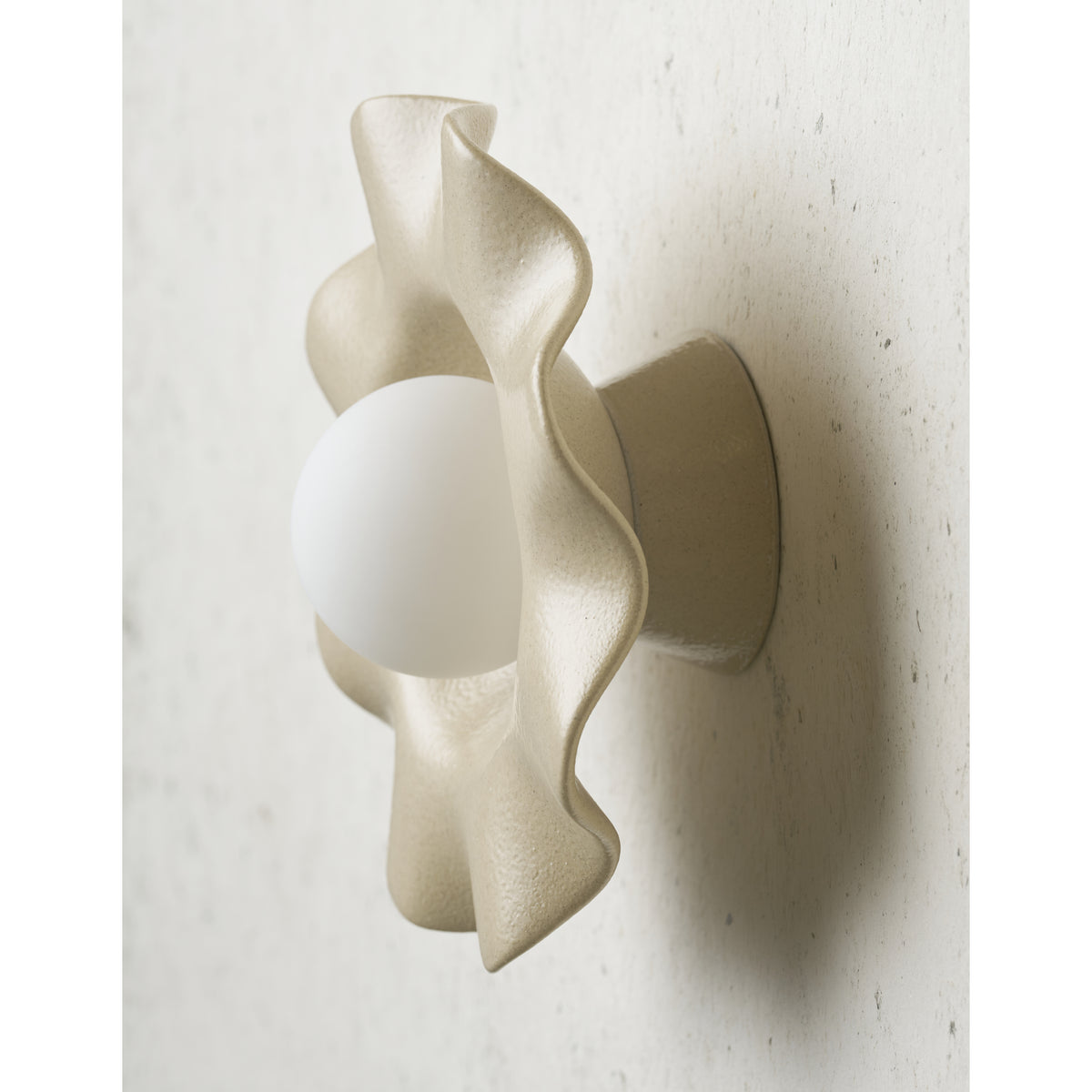 Pearl Wall Sconce, Sand