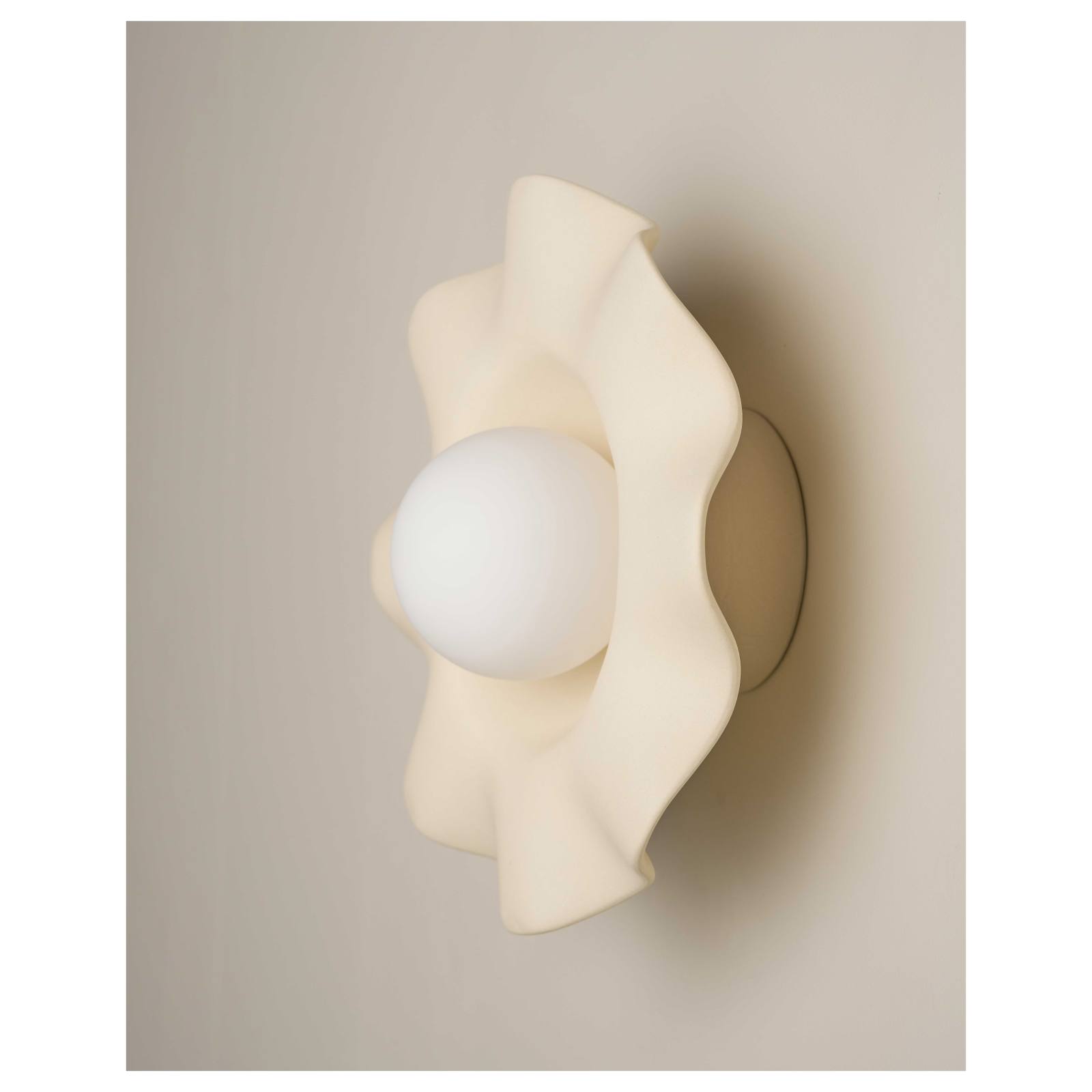 Pearl Wall Sconce, Bone