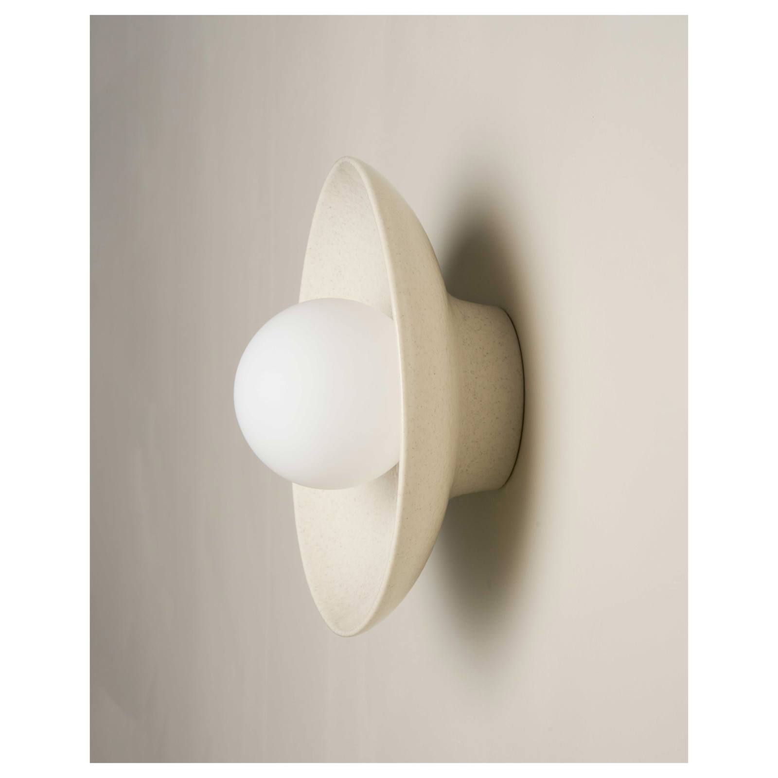 Dish Wall Sconce, Poppyseed
