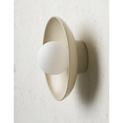 Dish Wall Sconce, Sand