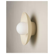 Dish Wall Sconce, Bone