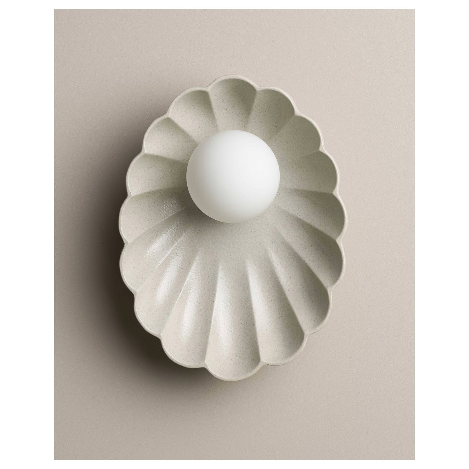 Oyster Wall Sconce, Shale