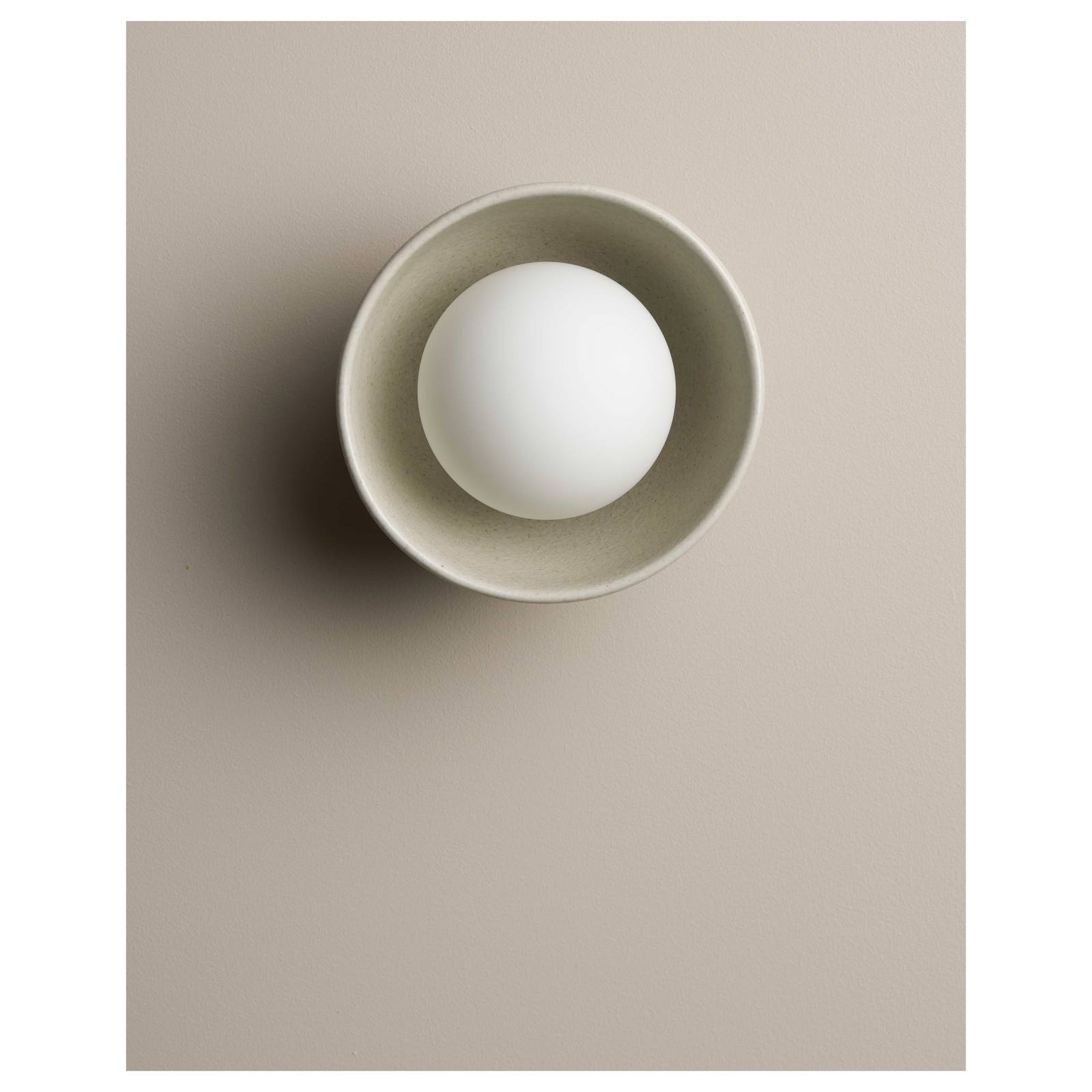 Small Bowl Wall Sconce, Shale