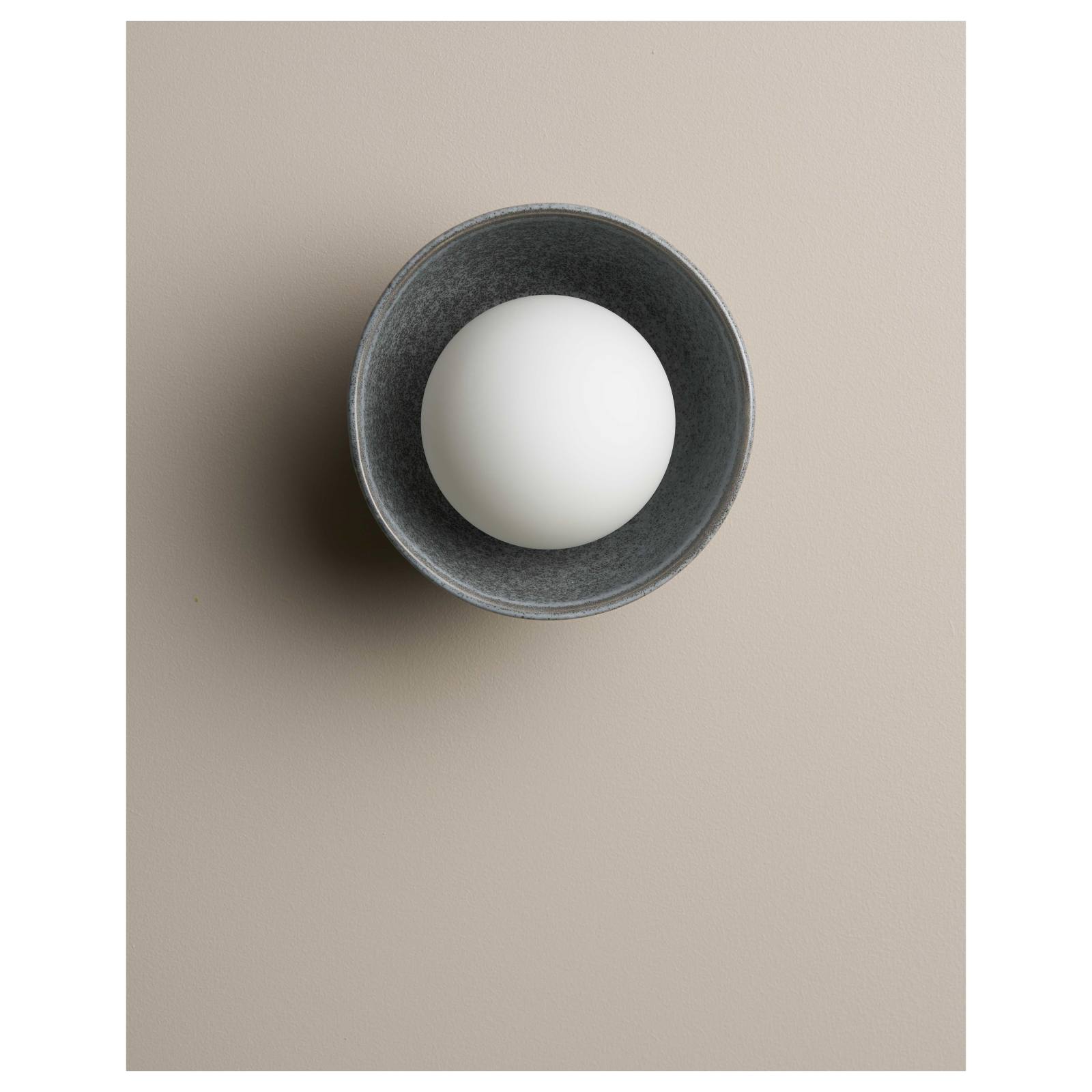 Small Bowl Wall Sconce, Storm