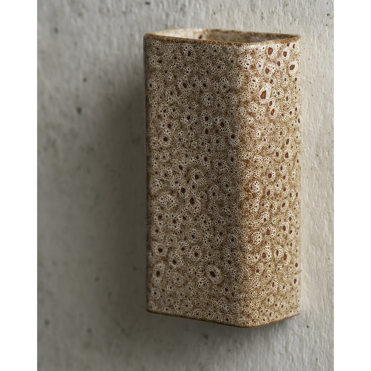 Box Wall Light, White Ochre