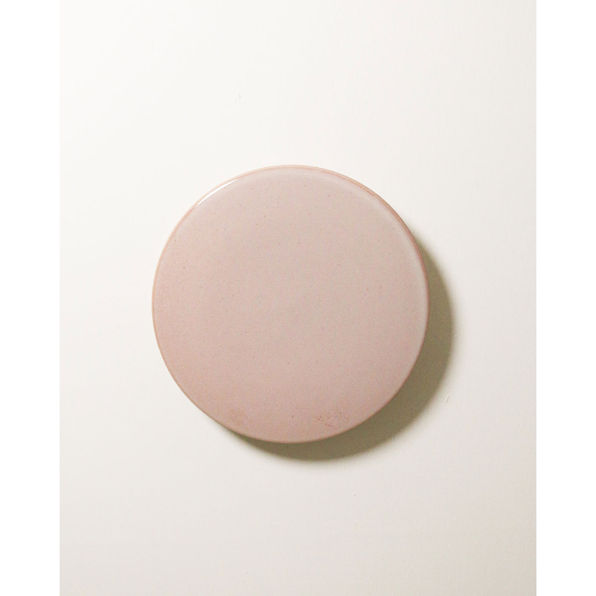 Large Backlit Disc Wall Light, Rose Quartz