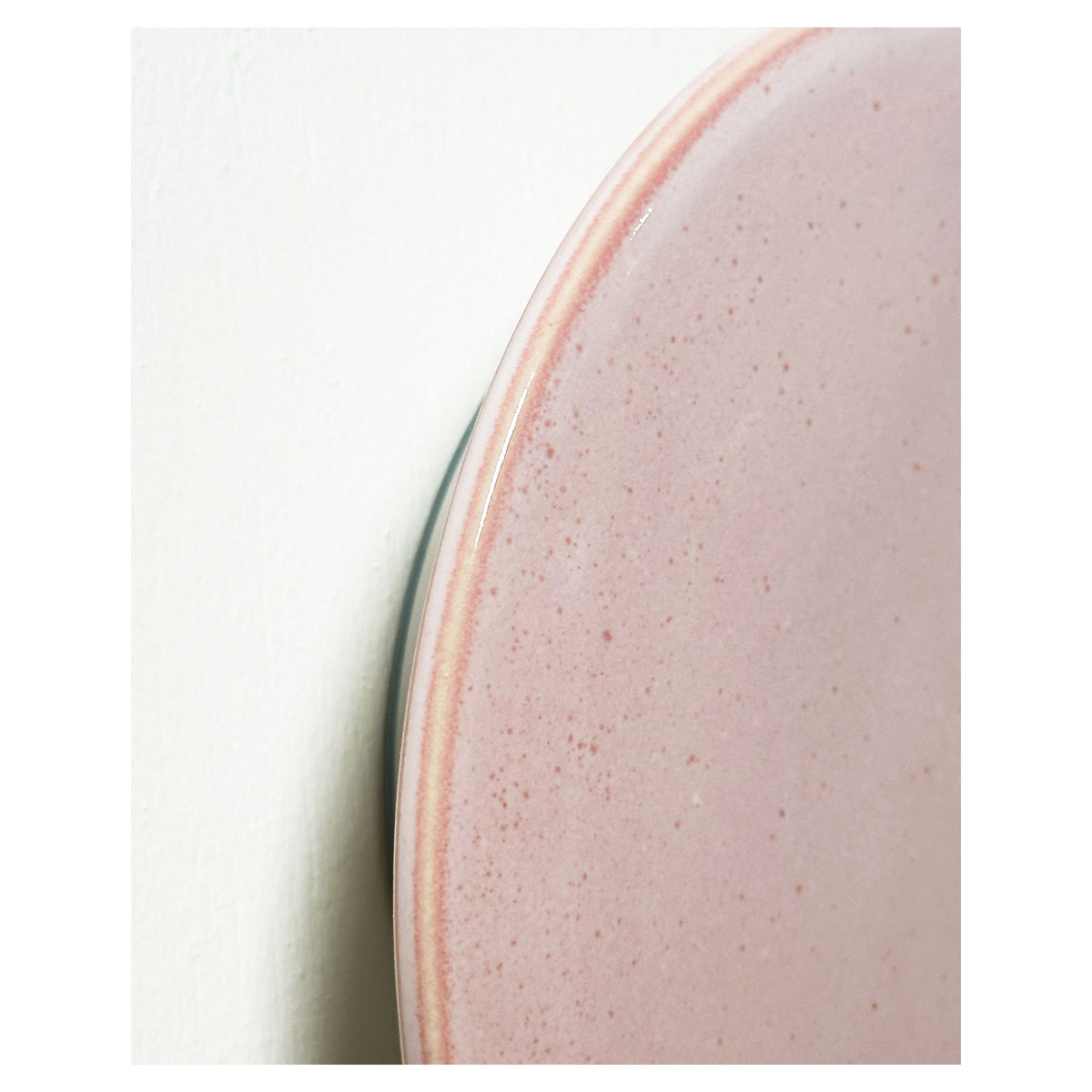 Large Backlit Disc Wall Light, Rose Quartz
