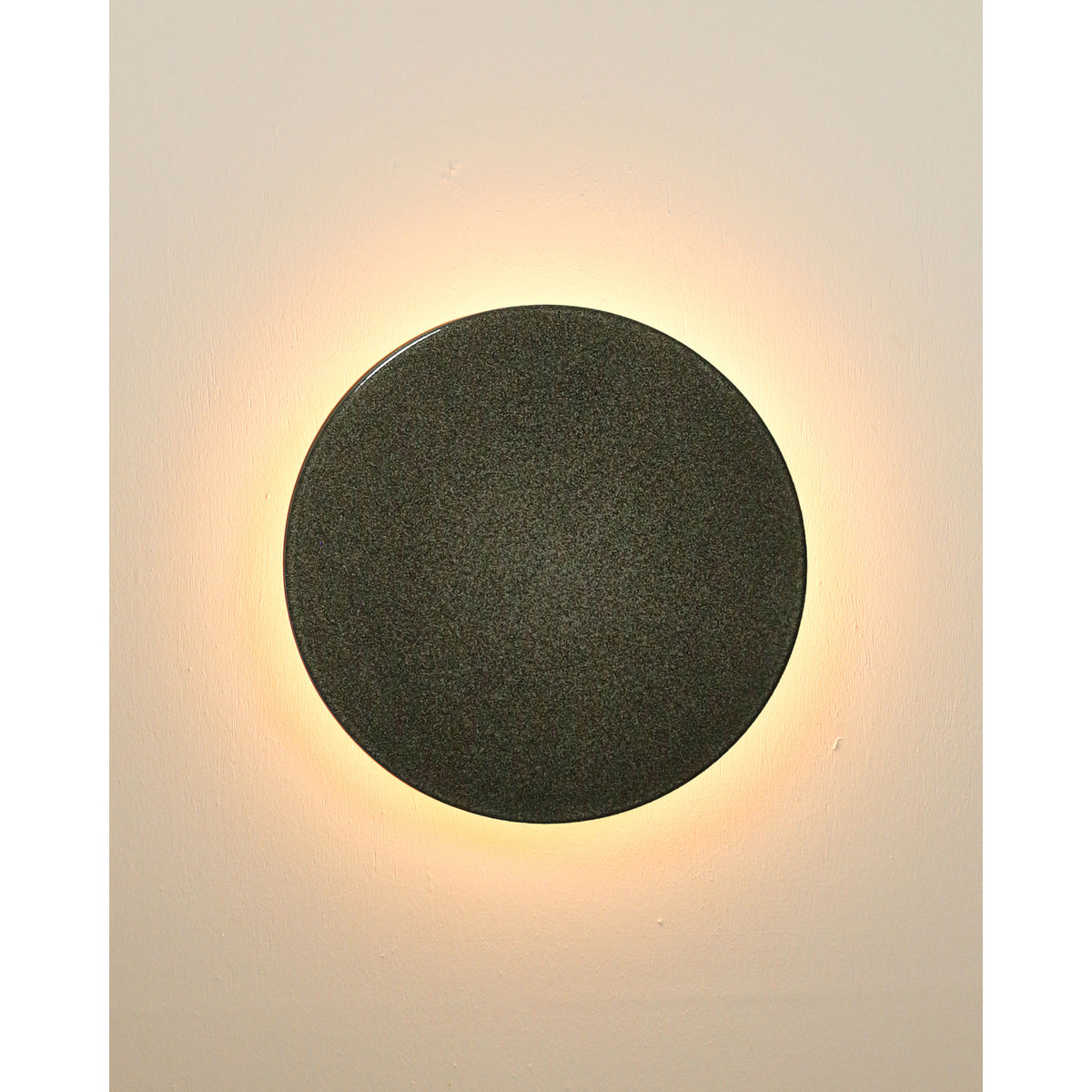 Large Backlit Disc Wall Light, Rivergum