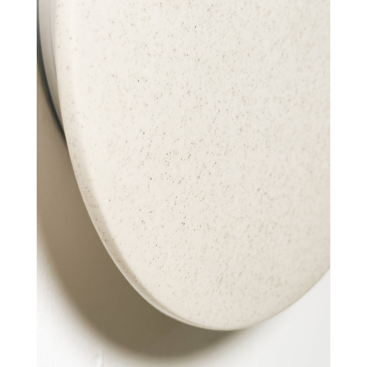 Large Backlit Disc Wall Light, Poppyseed