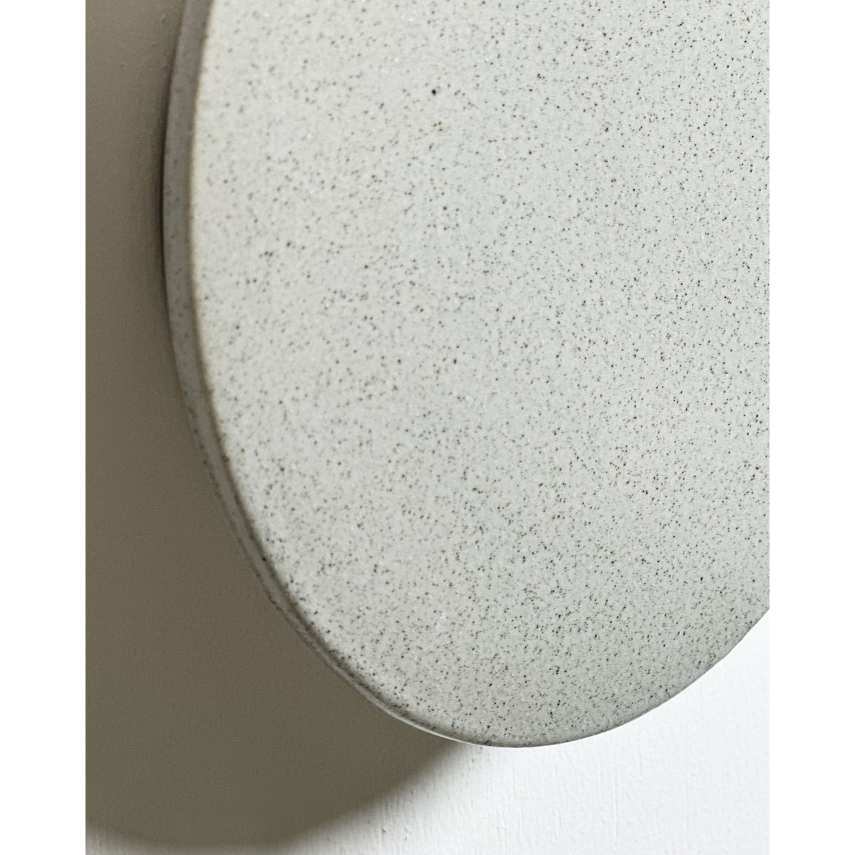 Large Backlit Disc Wall Light, Stone