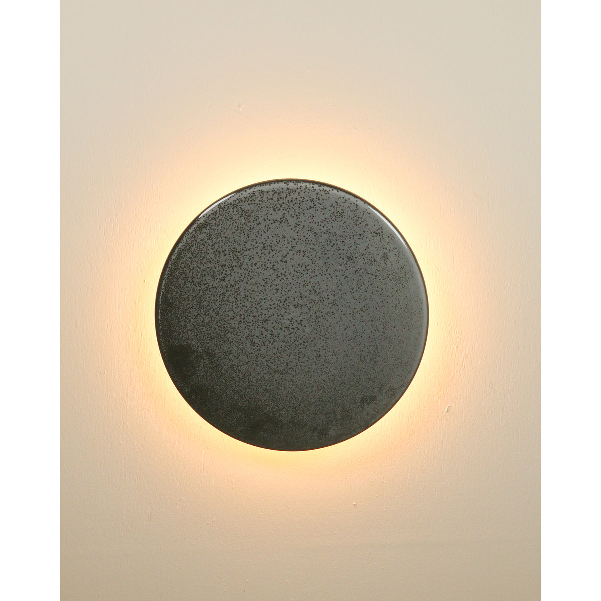 Large Backlit Disc Wall Light, Storm
