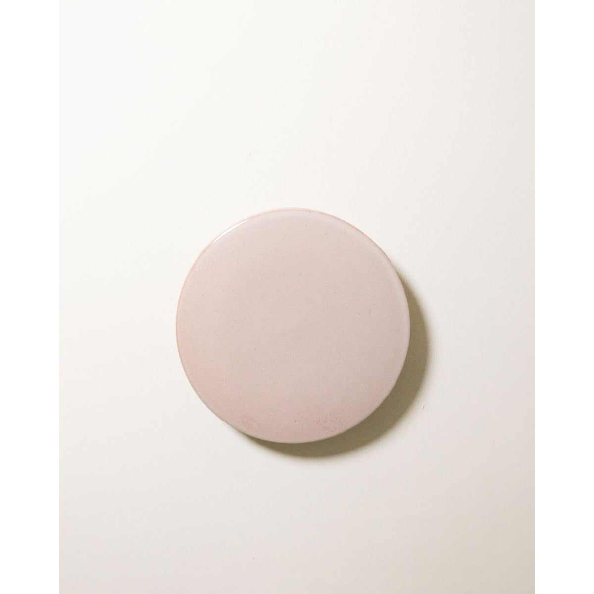 Small Backlit Disc Wall Light, Rose Quartz