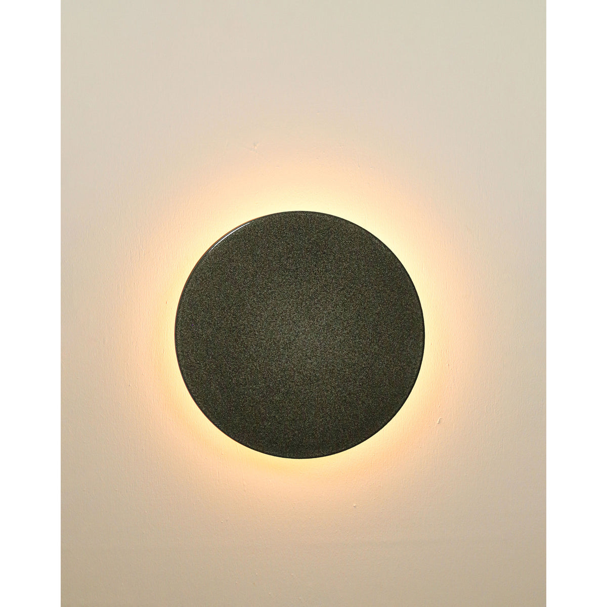 Small Backlit Disc Wall Light, Rivergum