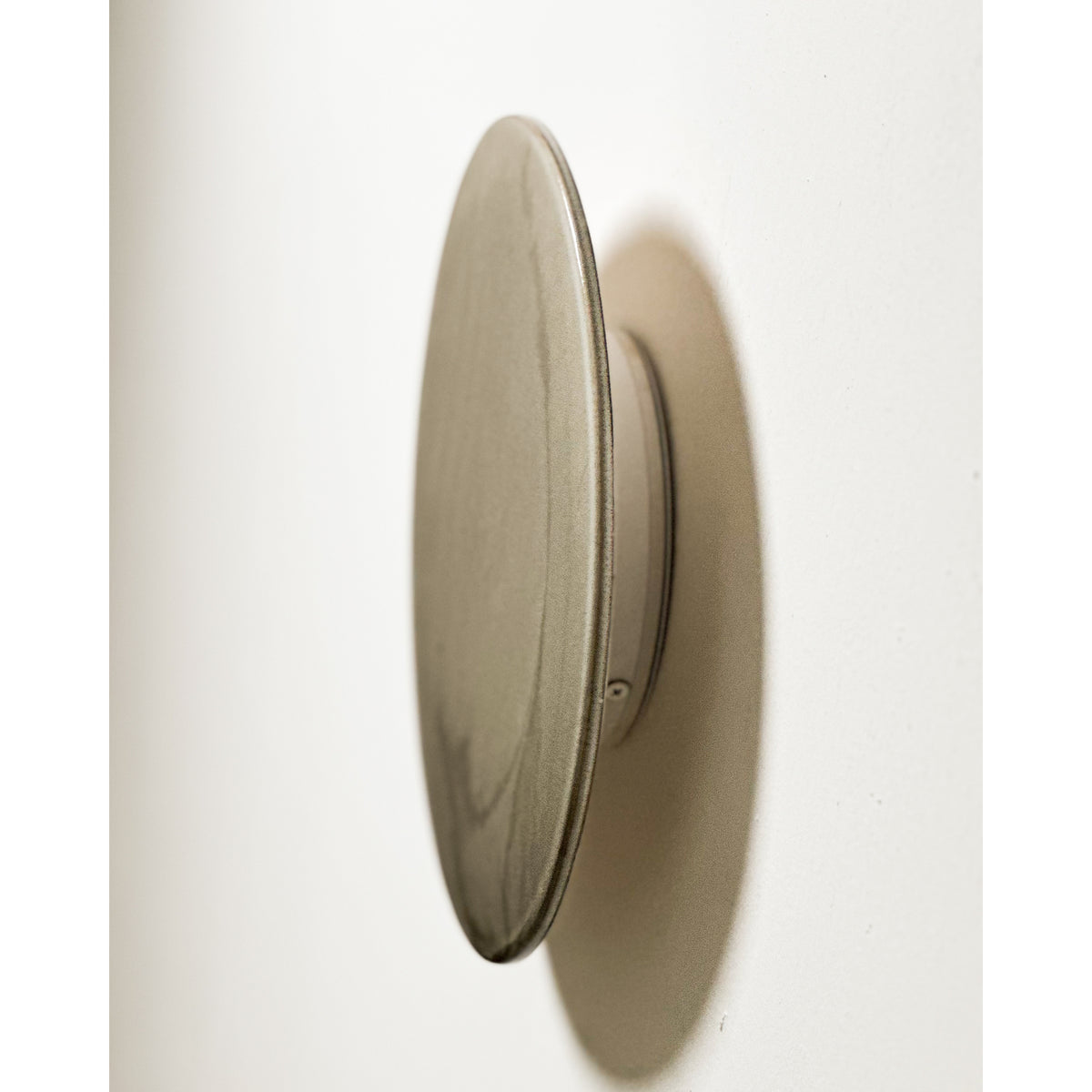 Small Backlit Disc Wall Light, Saltbush