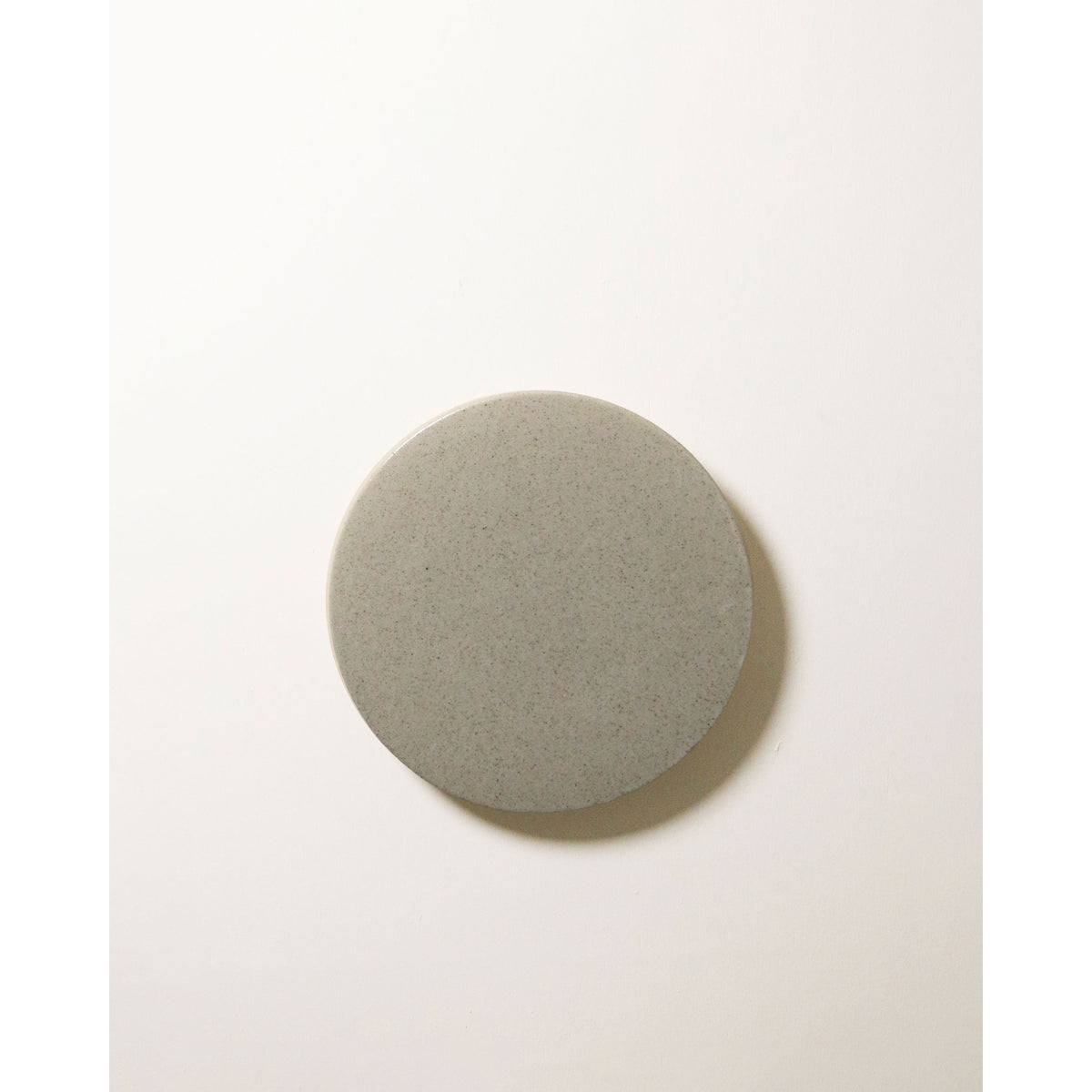 Small Backlit Disc Wall Light, Stone