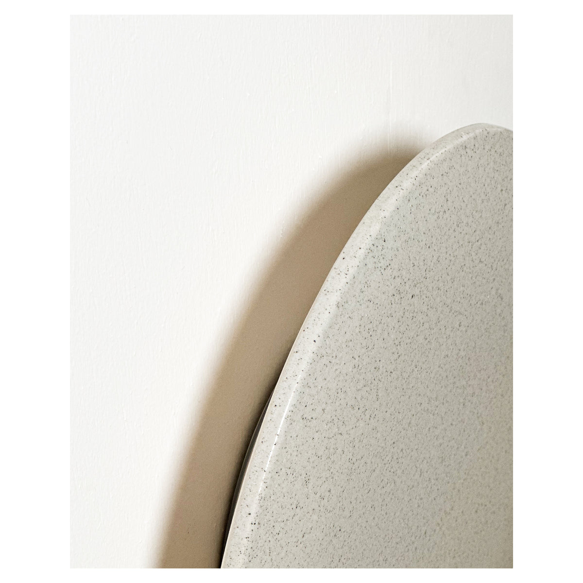 Small Backlit Disc Wall Light, Shale