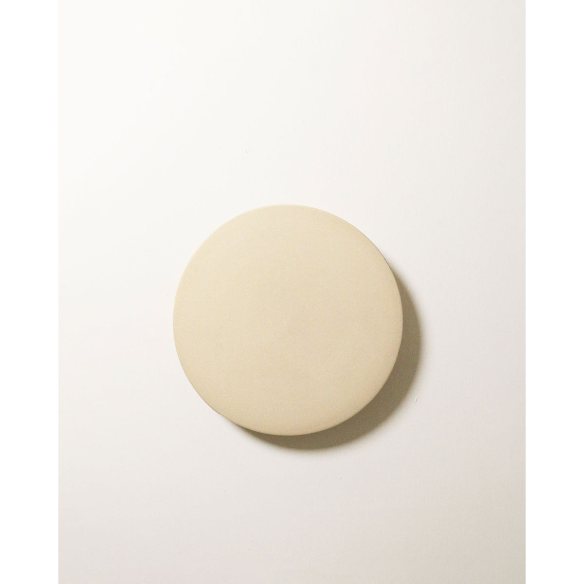 Small Backlit Disc Wall Light, Bone