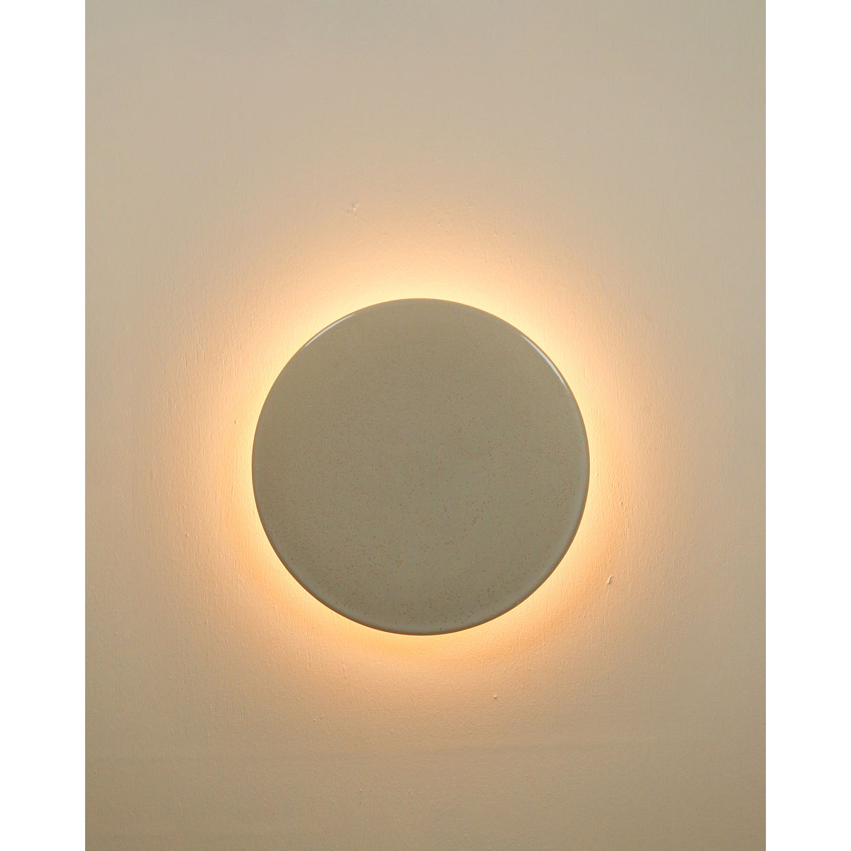 Small Backlit Disc Wall Light, Coast