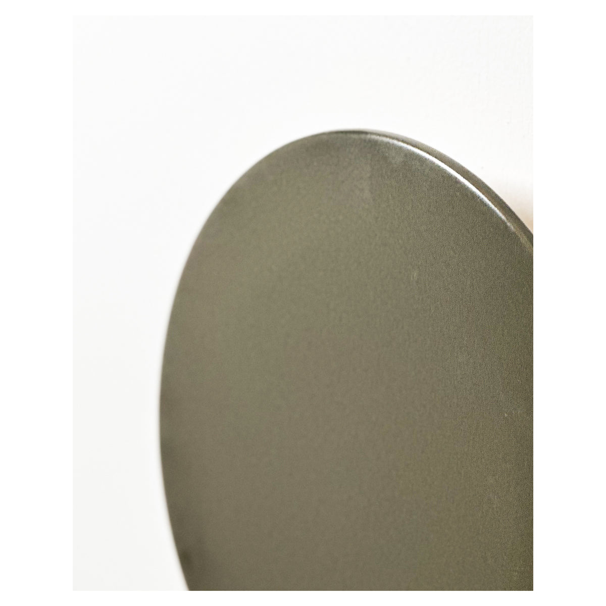 Small Backlit Disc Wall Light, Olive