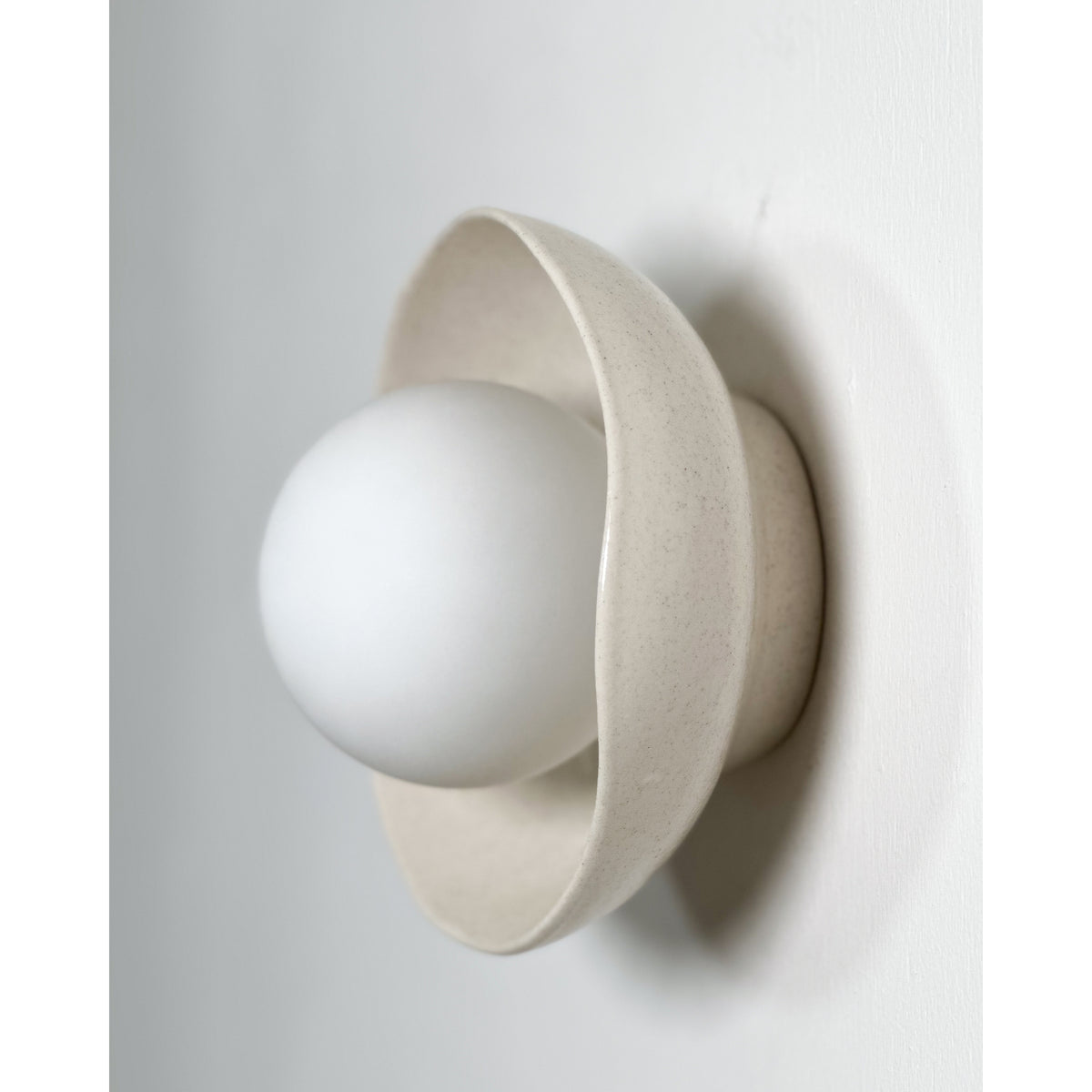 Shell Wall Sconce, Poppyseed