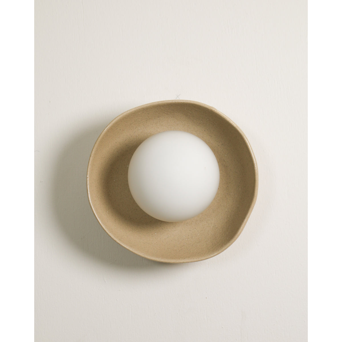 Shell Wall Sconce, Sand