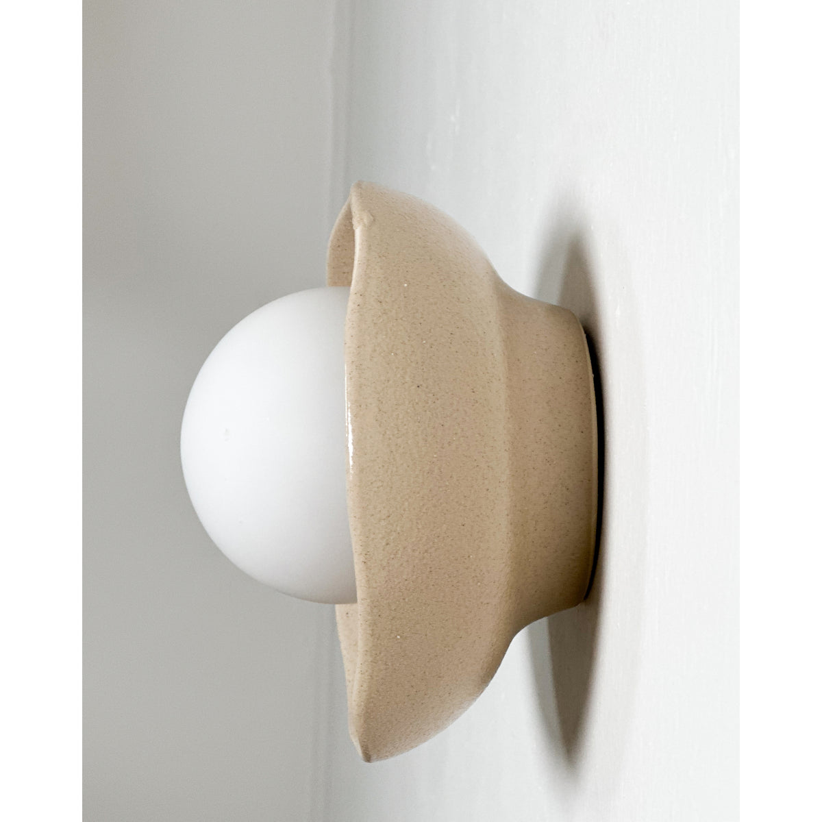 Shell Wall Sconce, Sand