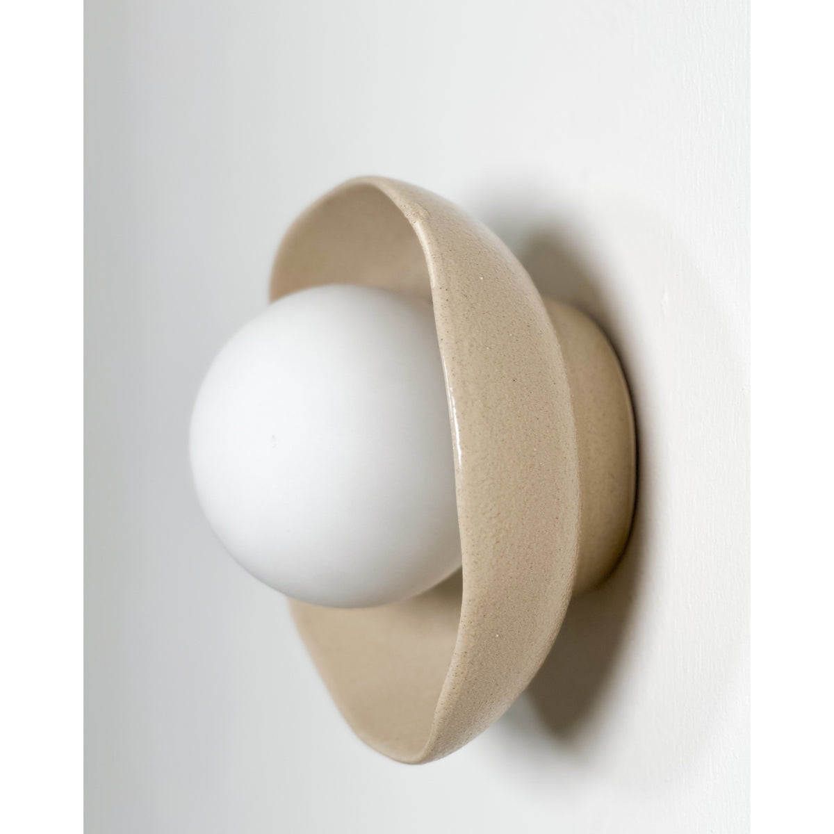 Shell Wall Sconce, Sand