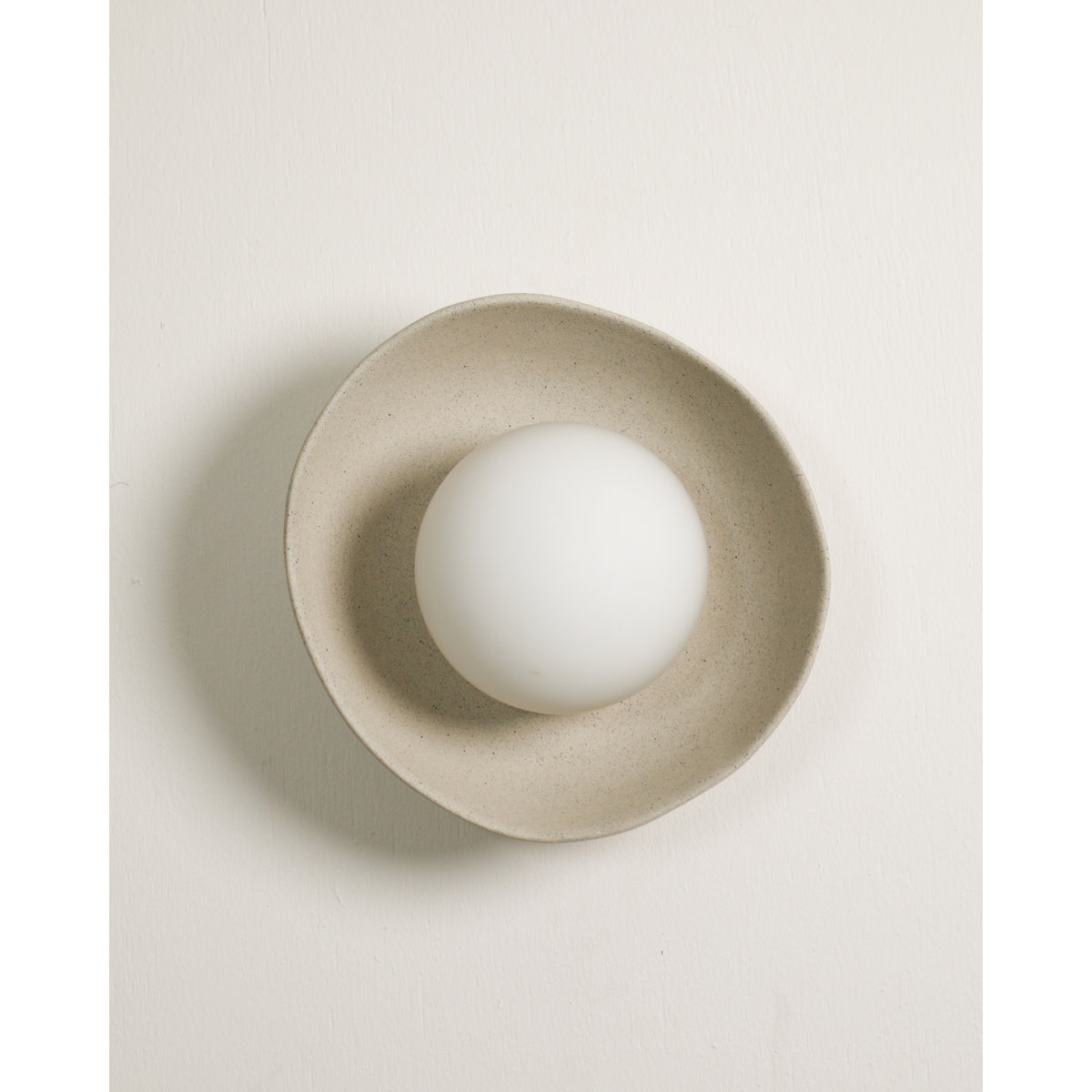 Shell Wall Sconce, Stone