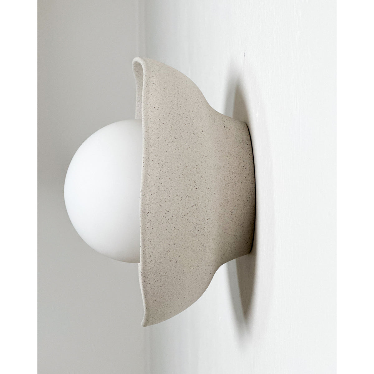 Shell Wall Sconce, Stone