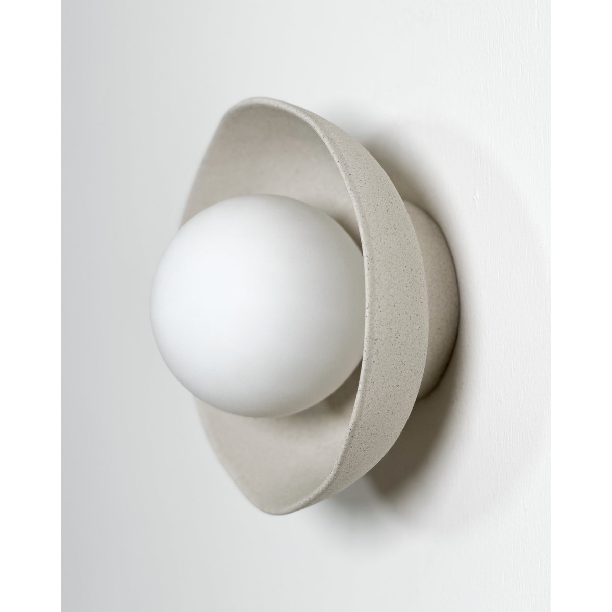 Shell Wall Sconce, Stone