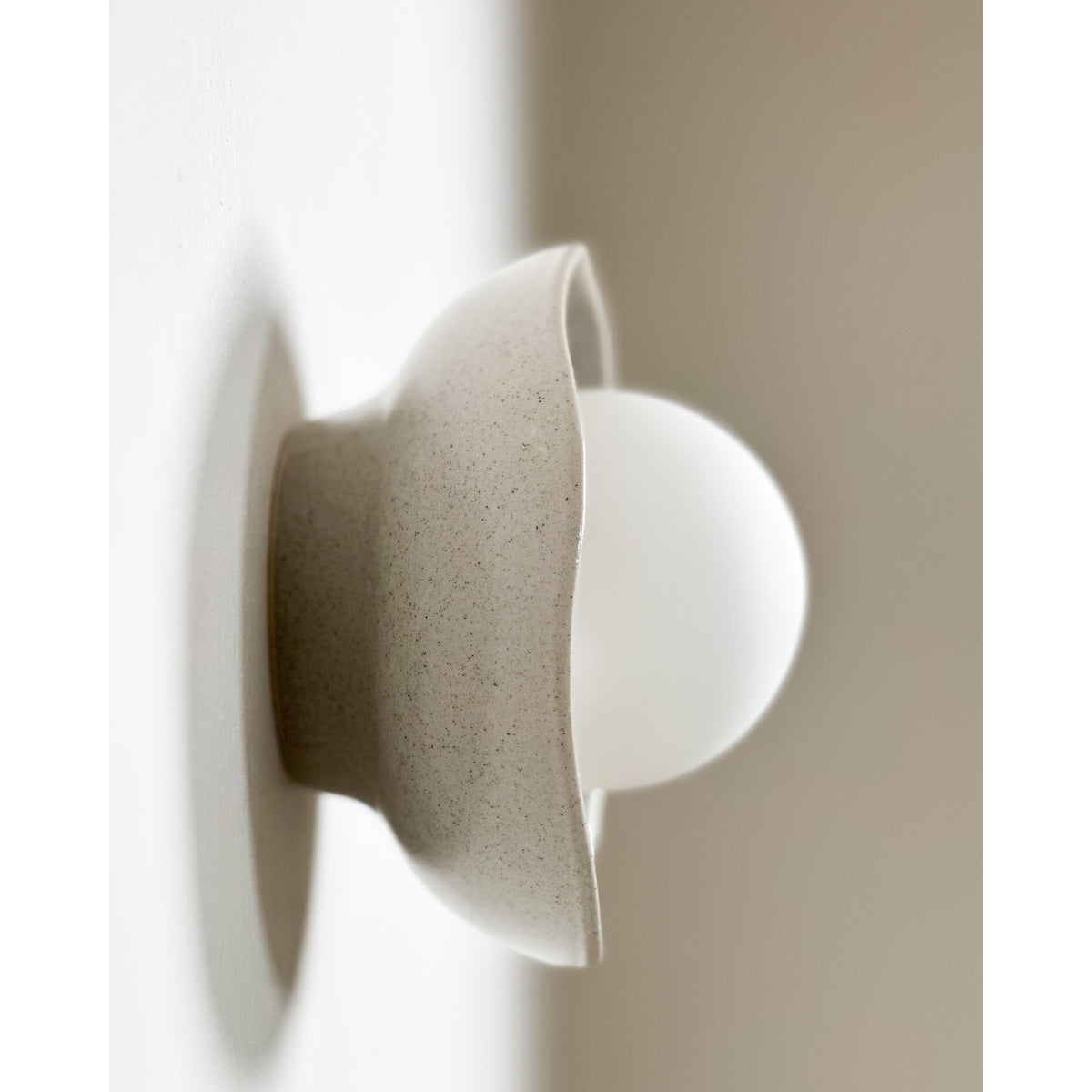 Shell Wall Sconce, Shale