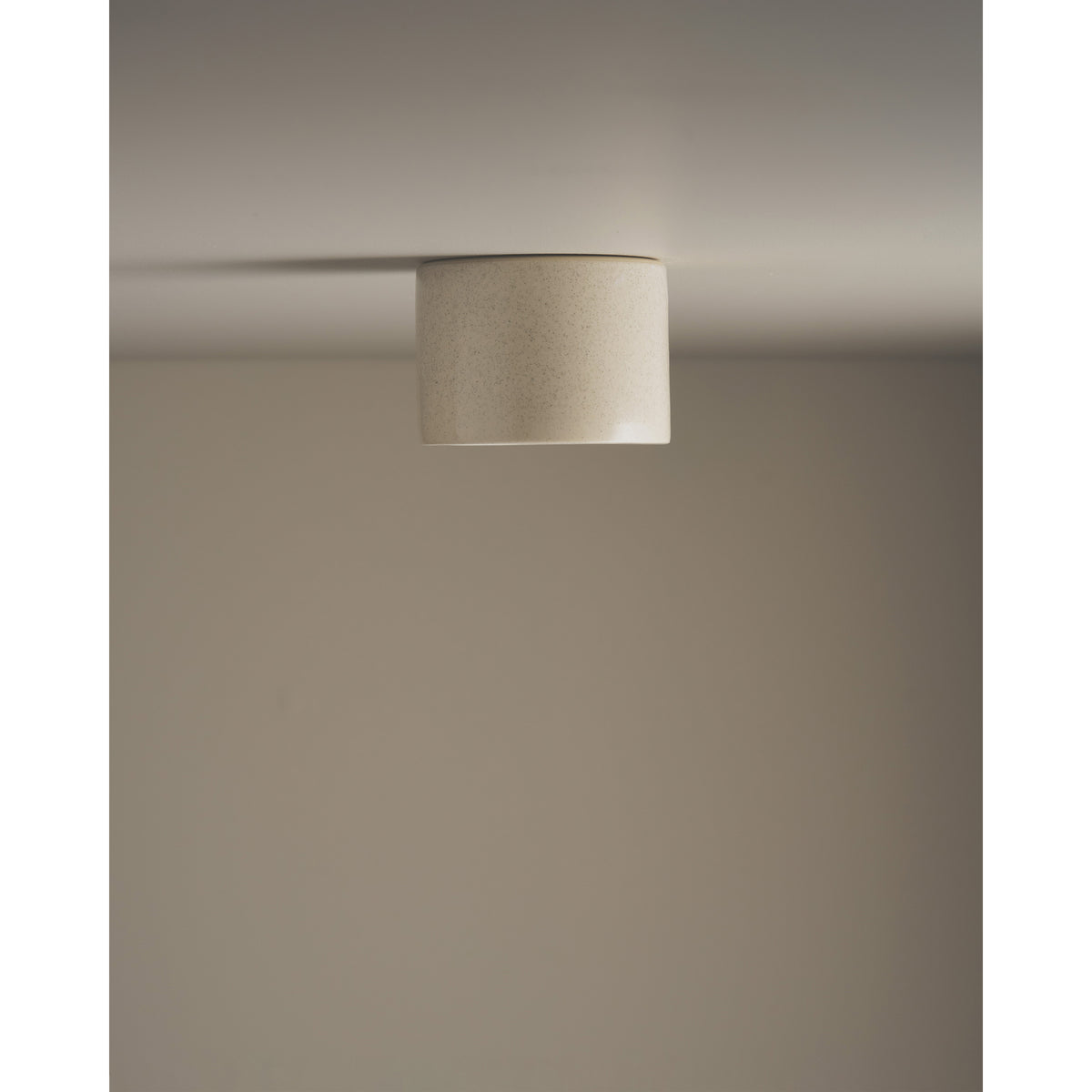 Short Cylinder Ceiling Light, Poppyseed