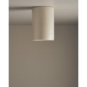 Tall Cylinder Ceiling Light, Poppyseed