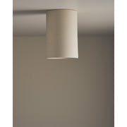 Tall Cylinder Ceiling Light, Stone