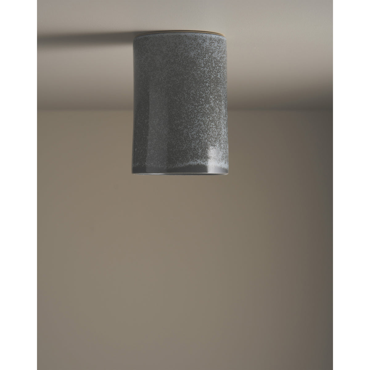 Tall Cylinder Ceiling Light, Storm