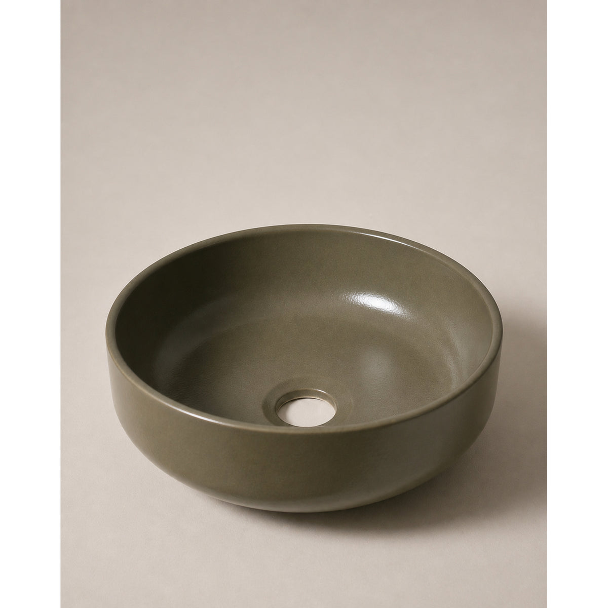 Clay 300 Dish Basin, Olive