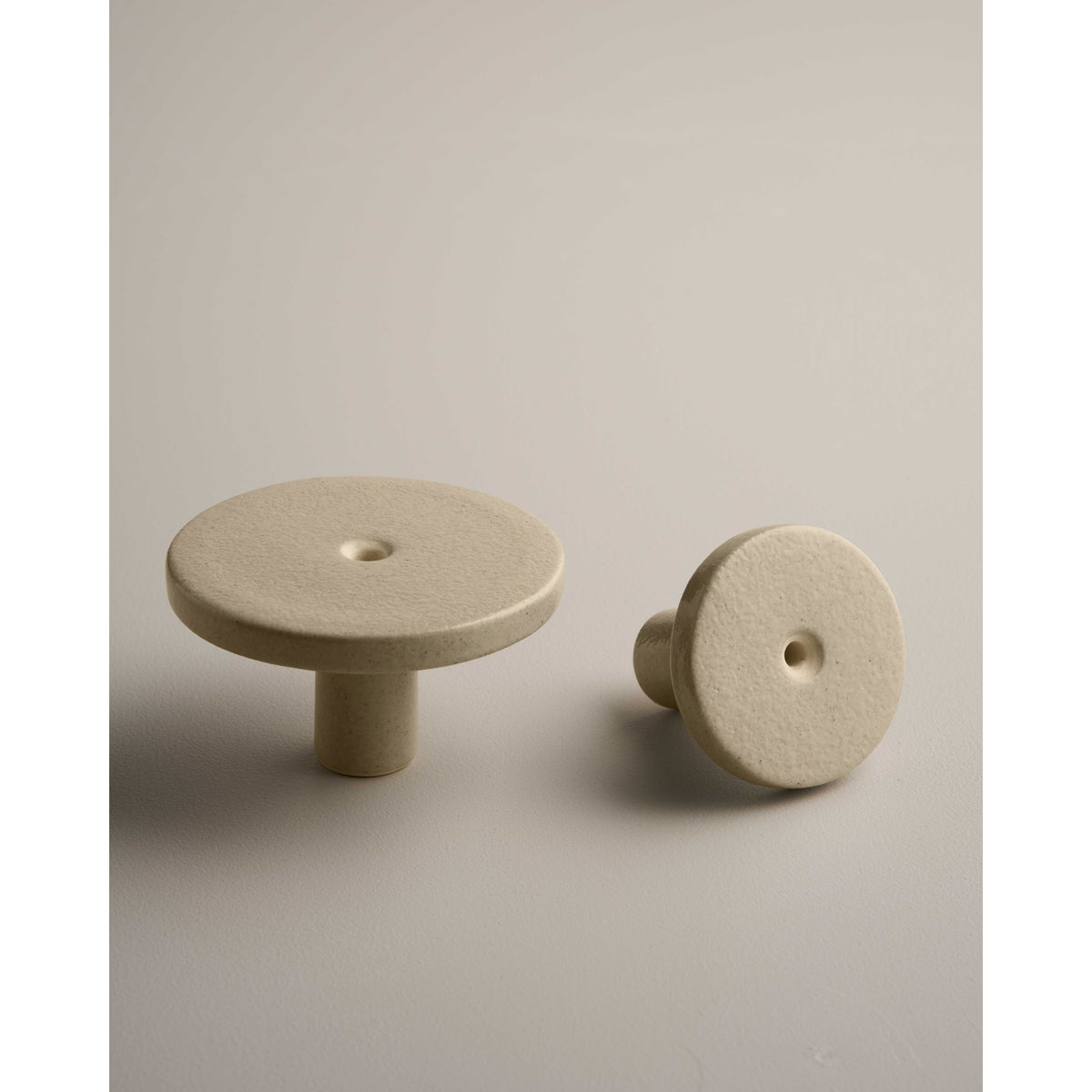 Small Ceramic Wall Hook, Sand