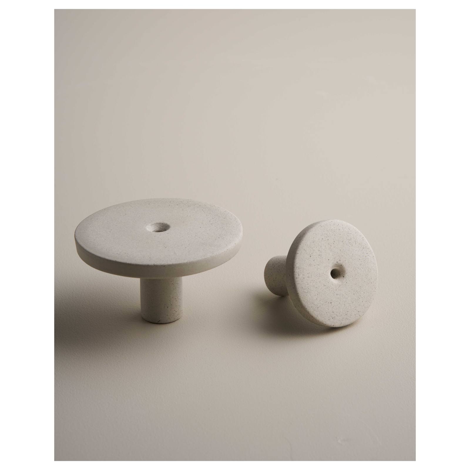 Small Ceramic Wall Hook, Stone