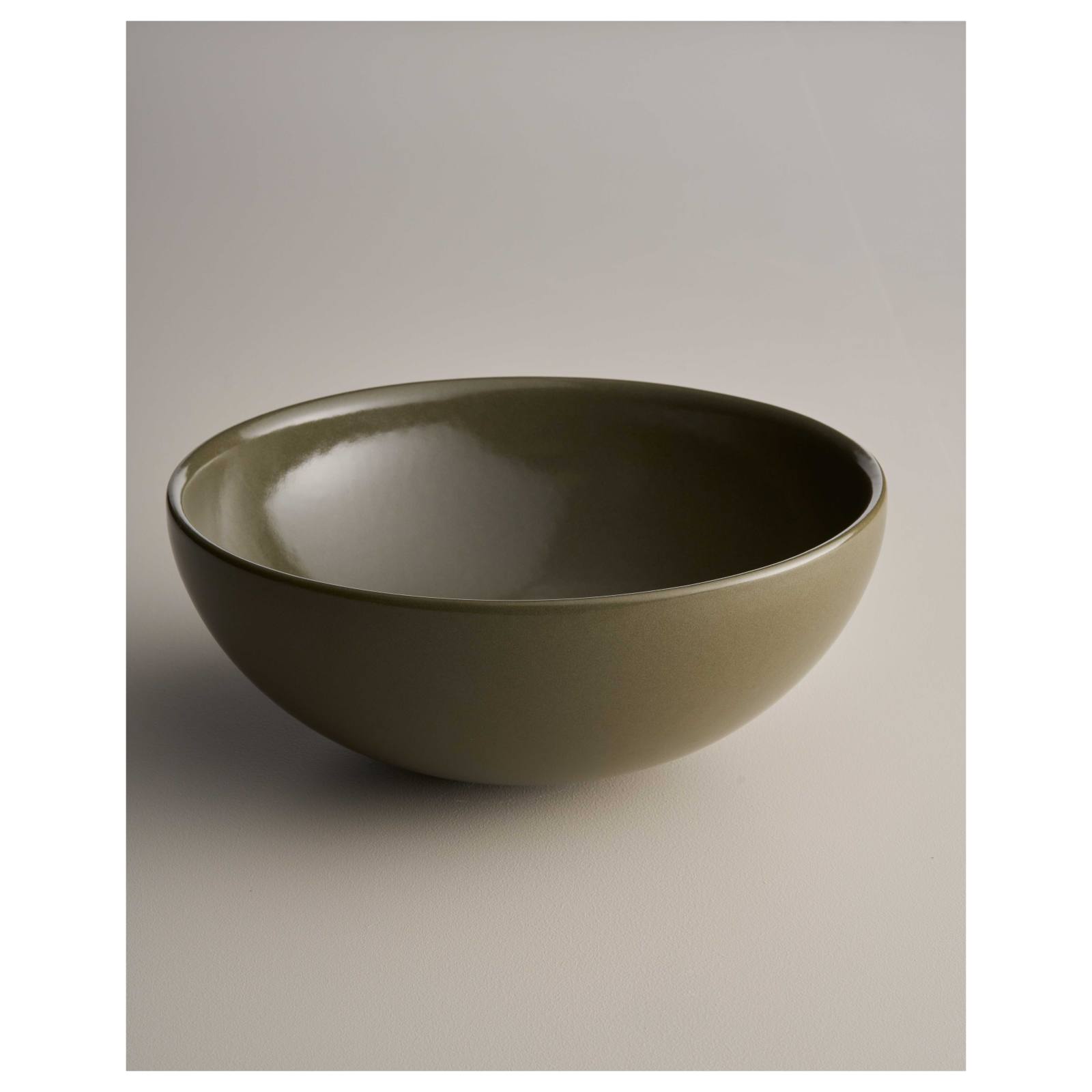 Clay 340 Dish Basin, Olive