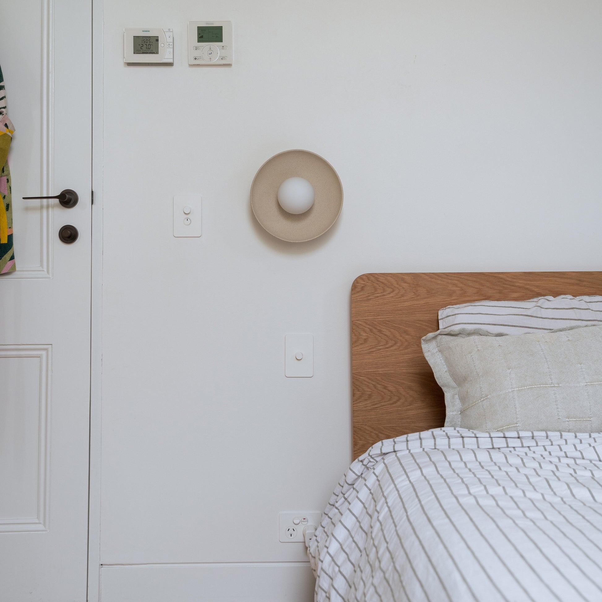 Dish Wall Sconce, Stone
